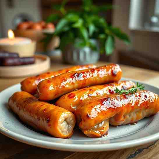 Fresh Pork Sausage - British Banger Links at Home